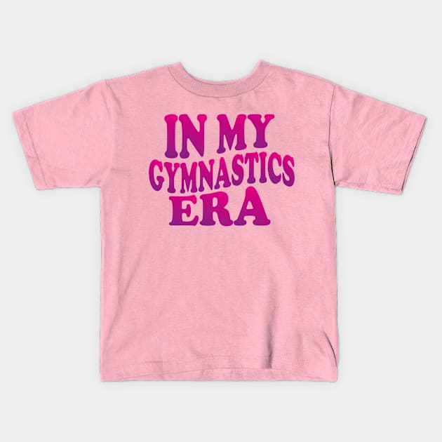 In My Gymnastics Era Kids T-Shirt by mdr design